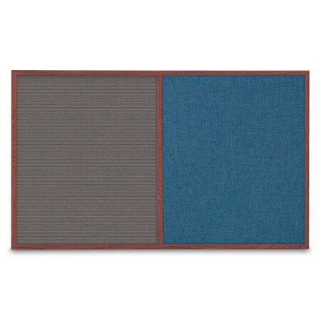 United Visual Products Enclosed Corkboard, 1 Door, 18"x24", 4" Fra UV3400-GOLD-BUFF